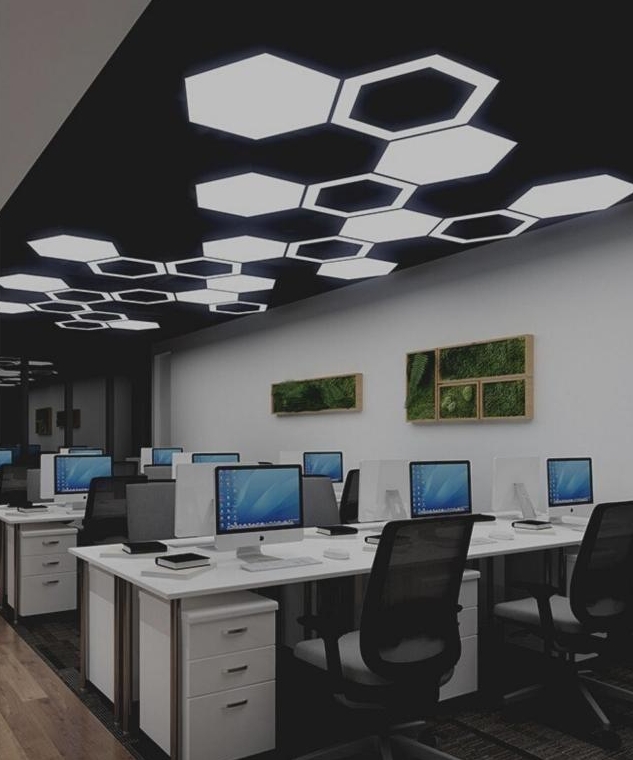 Dekorative LED-Rahmenleuchten im Sechseck-Design LL0187S-40W