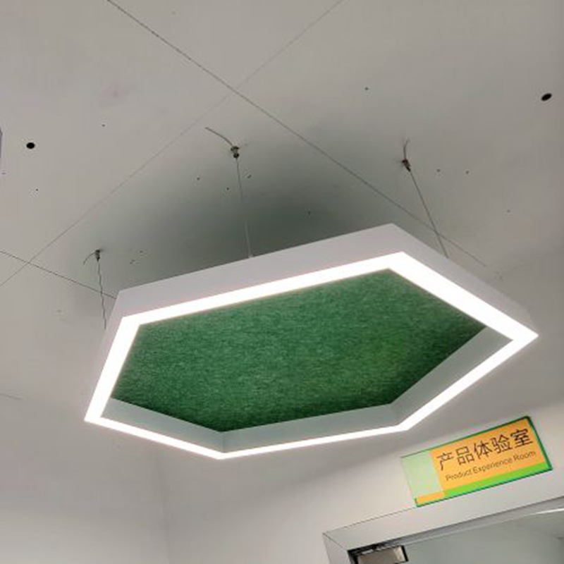 Sechseckige dekorative LED-Pendelleuchte, architektonische Beleuchtungslösung LL0187S-90W