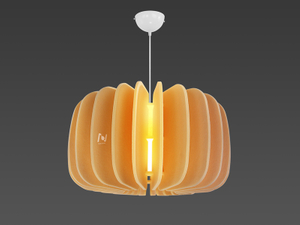 Akustische Innenbeleuchtung, LED-Deckenleuchte Pumpkin Light LL0412SAC-D26H15