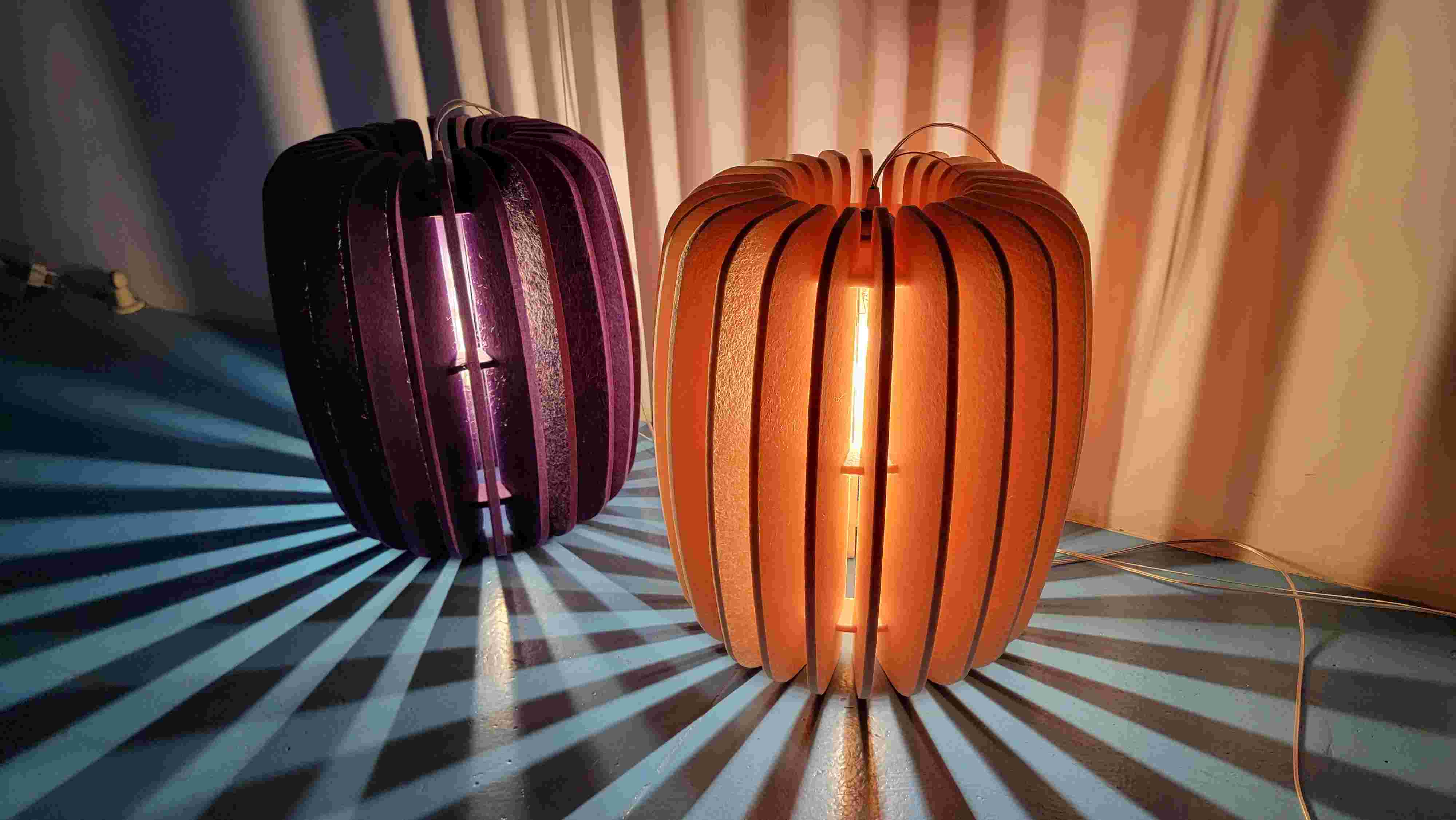 Moderne Dekoleuchte Pumpkin Light Akustikleuchte LL0412SAC-D19H23