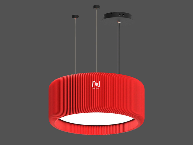LED-Akustik-Rundpendelleuchten LL0112S-AC FIN