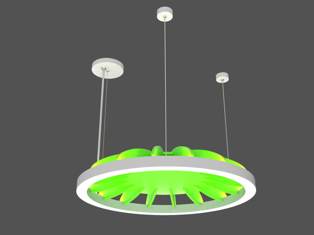 Akustischer Kreis Leuchtton-absorbierende LED-Kronleuchter-Anhänger für Modern Spaces LL0115UDS-ACFL