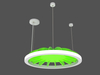 Akustikringlicht moderne schallabsorbierende LED-Anhänger LL0126S-ACFL