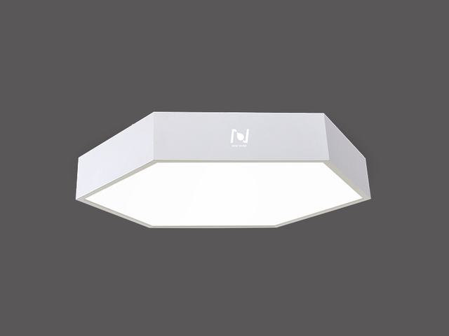 Sechseckige LED-Flächenleuchte für Aufbaumontage LL0186M-40W