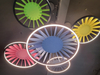 Akustischer Kreis Leuchtton-absorbierende LED-Kronleuchter-Anhänger für Modern Spaces LL0115UDS-ACFL