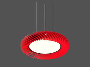 Nest akustische LED-runde Anhängerschall absorbierende Licht LL0112S-40W-AC-SR