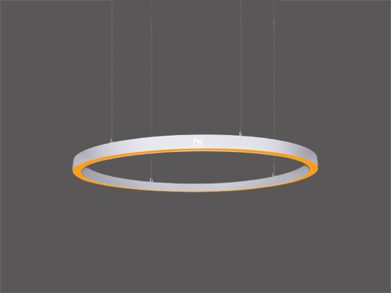 Farbwechselnde, architektonische Beleuchtung, hängende LED-Kreisleuchte LL0113S-100W-RGBW