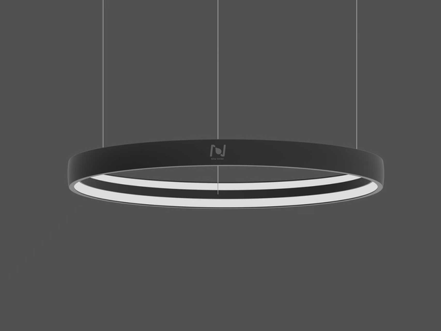 LED-Beleuchtungskörper mit zwei kreisförmigen Ringen für den Innenbereich