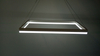 Quadratische LED-Deckenleuchte, Pendelleuchte LL0209S-40W