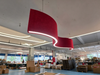 Lineare LED-Hängeleuchten mit akustischer Kurve LL0189S
