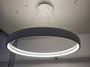 LED-Beleuchtungskörper mit zwei kreisförmigen Ringen für den Innenbereich