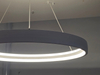 LED-Beleuchtungskörper mit zwei kreisförmigen Ringen für den Innenbereich